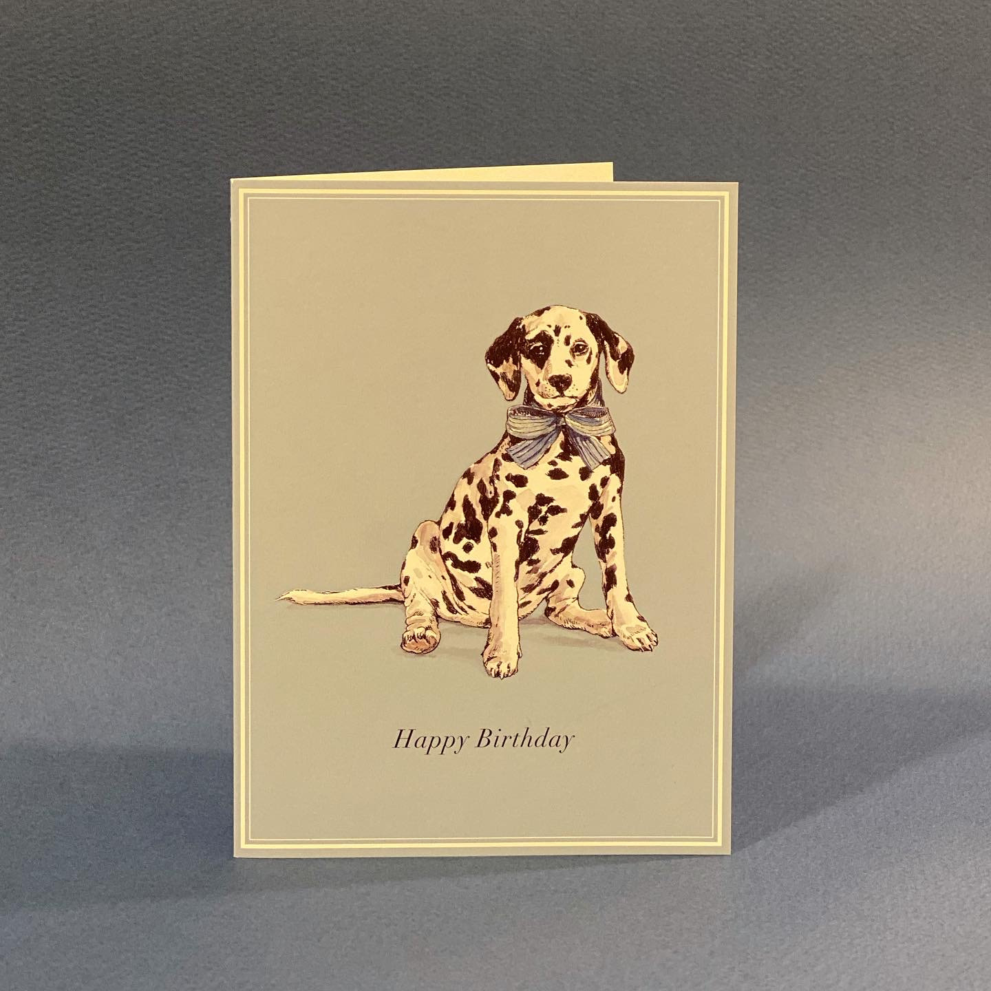 달마시안 강아지  생일축하 카드